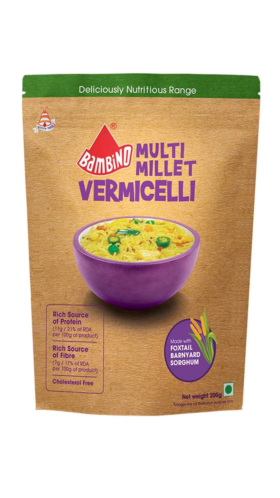 BAMBINO MULTI GRAIN VERMICELLI 200G